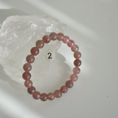 Rose Quartz Bracelet #2 - 8mm