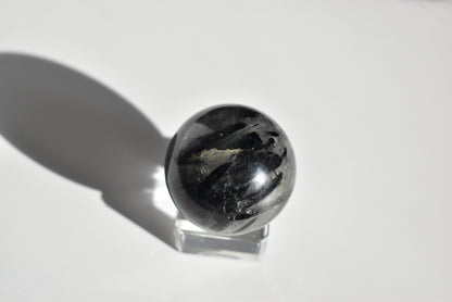 Black Tourmaline Quartz Sphere #1