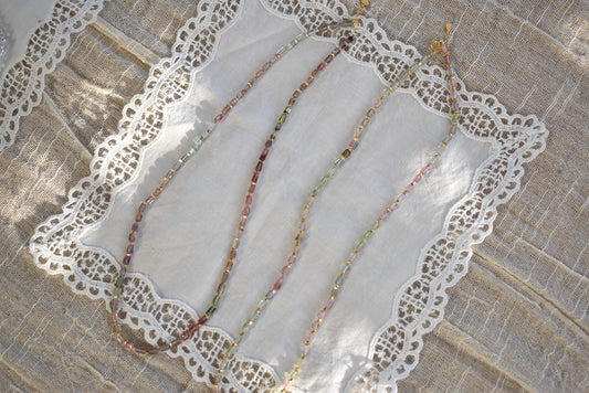 Rainbow Tourmaline Necklace