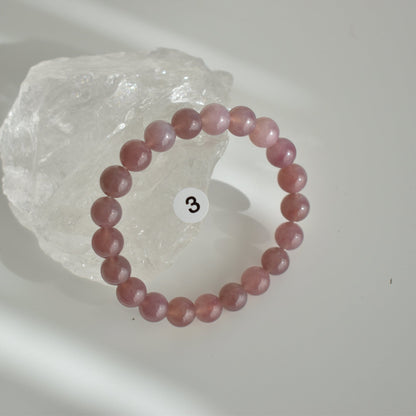 Rose Quartz Bracelet #3 - 9mm
