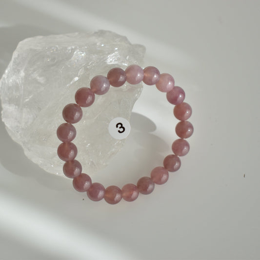 Rose Quartz Bracelet #3 - 9mm