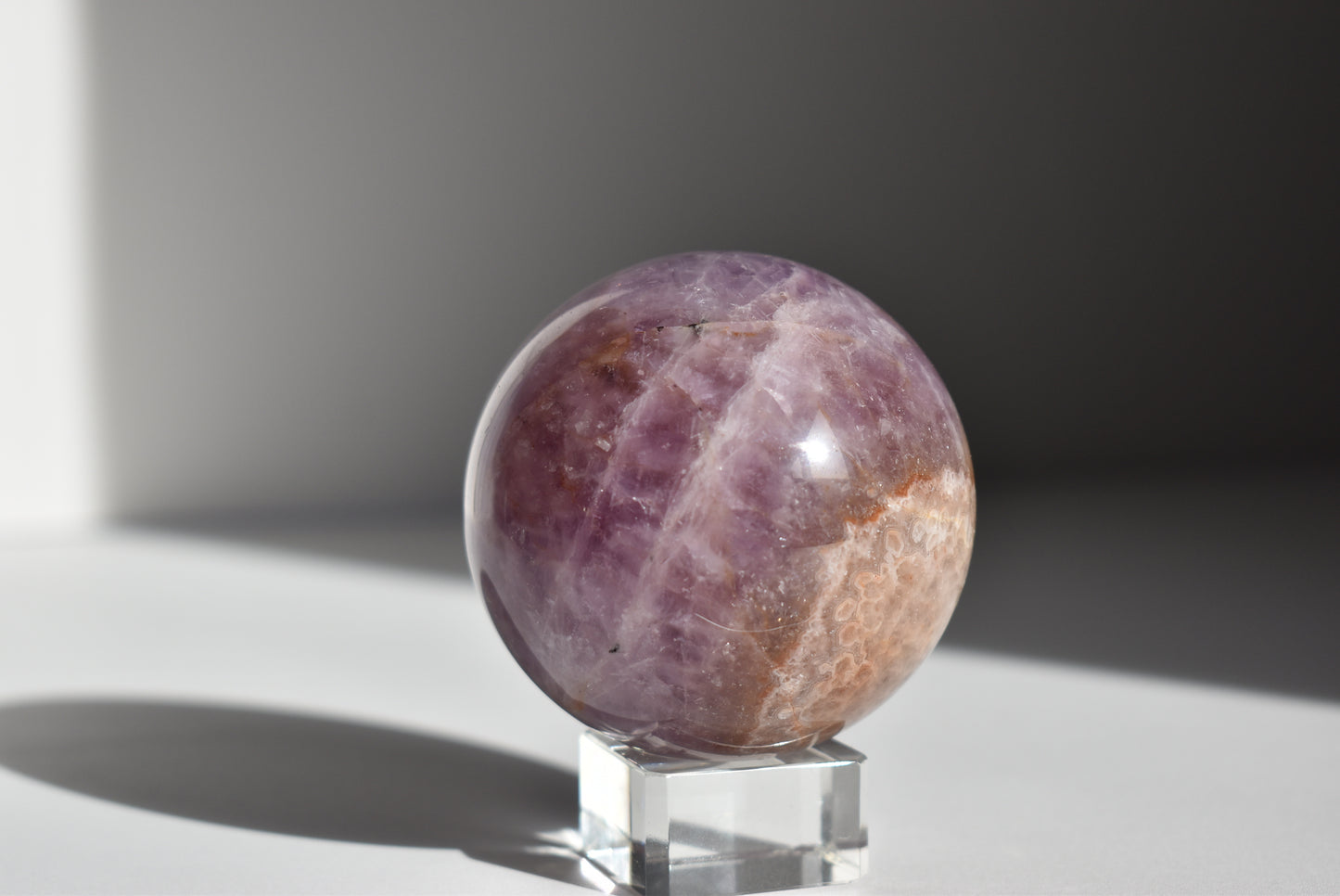 Mexican amethyst crazy lace agate Sphere 64mm