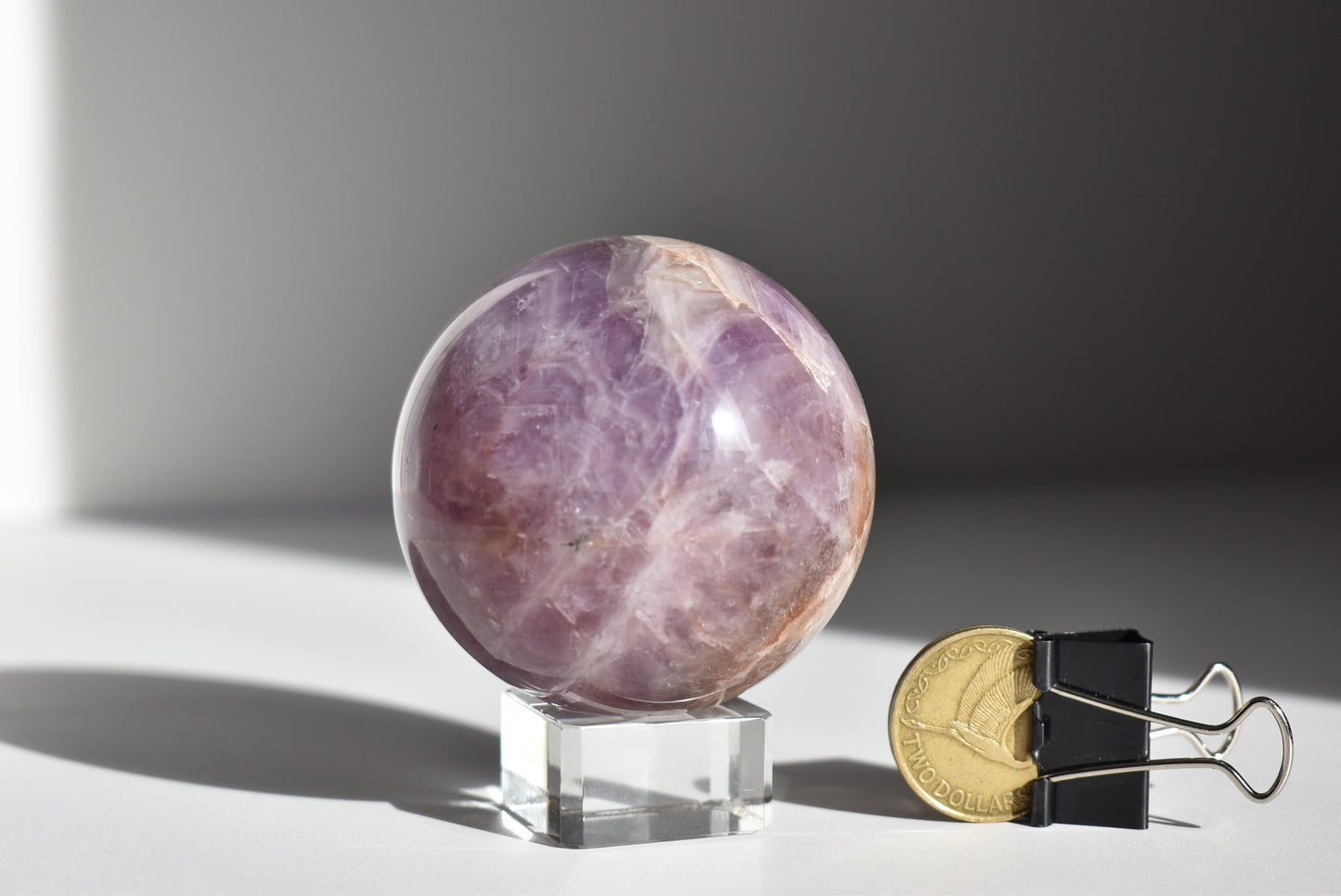 Mexican amethyst crazy lace agate Sphere 64mm
