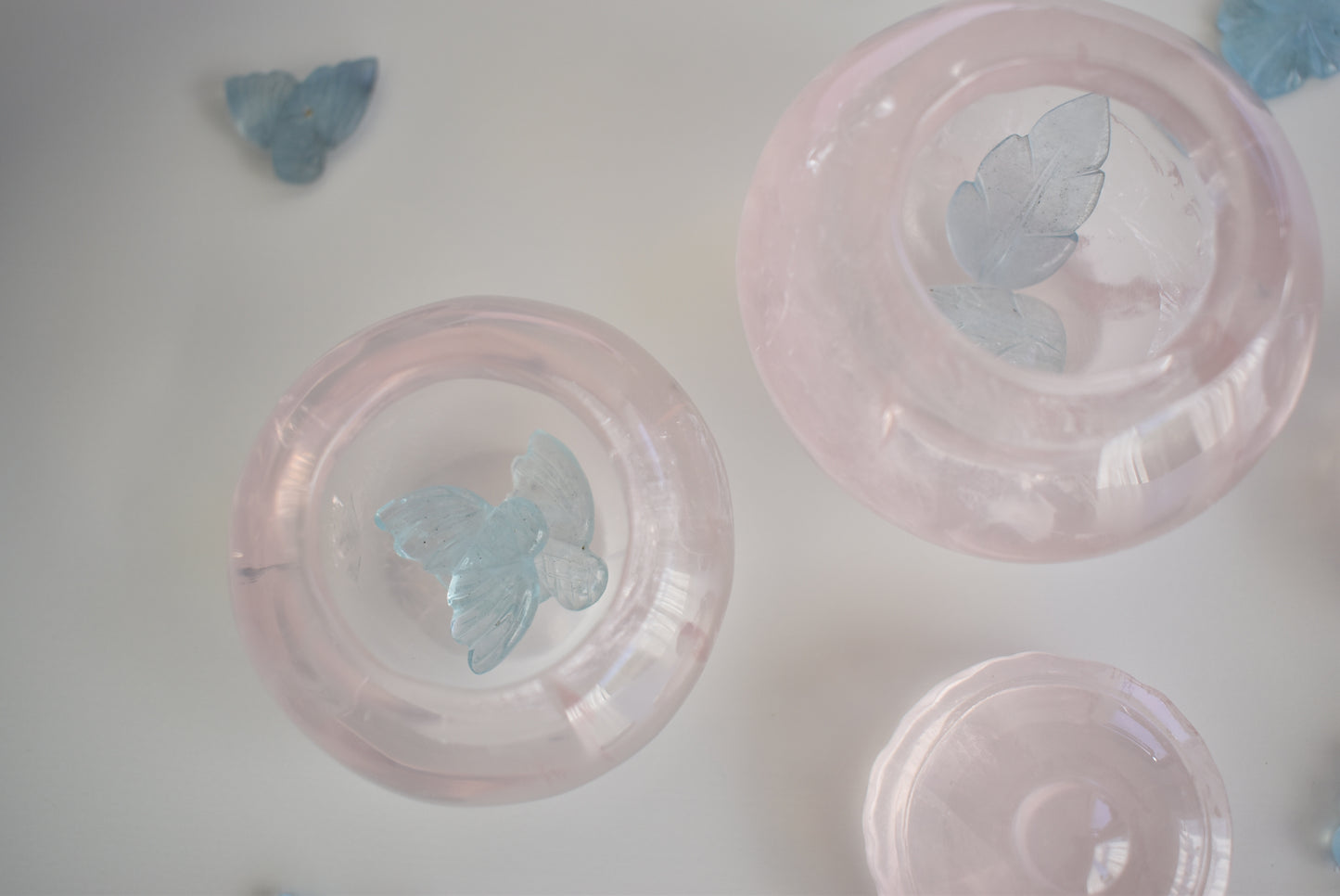 Asterism Rose Quartz Little Jar（small）