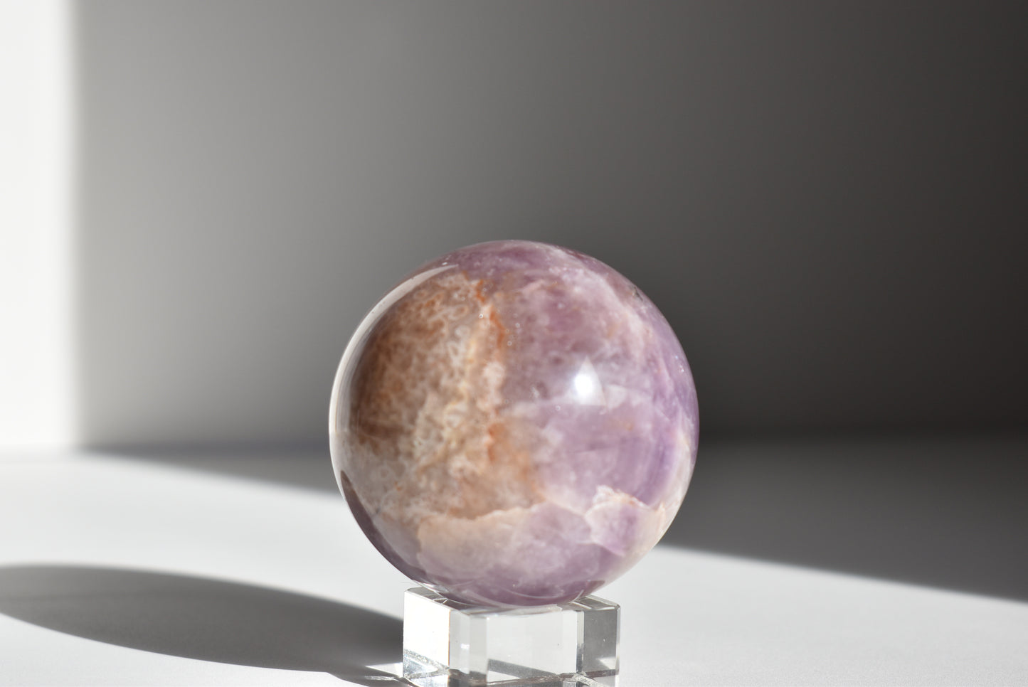 Mexican amethyst crazy lace agate Sphere 64mm