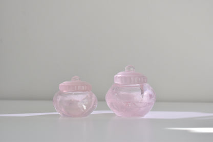 Asterism Rose Quartz Little Jar（small）