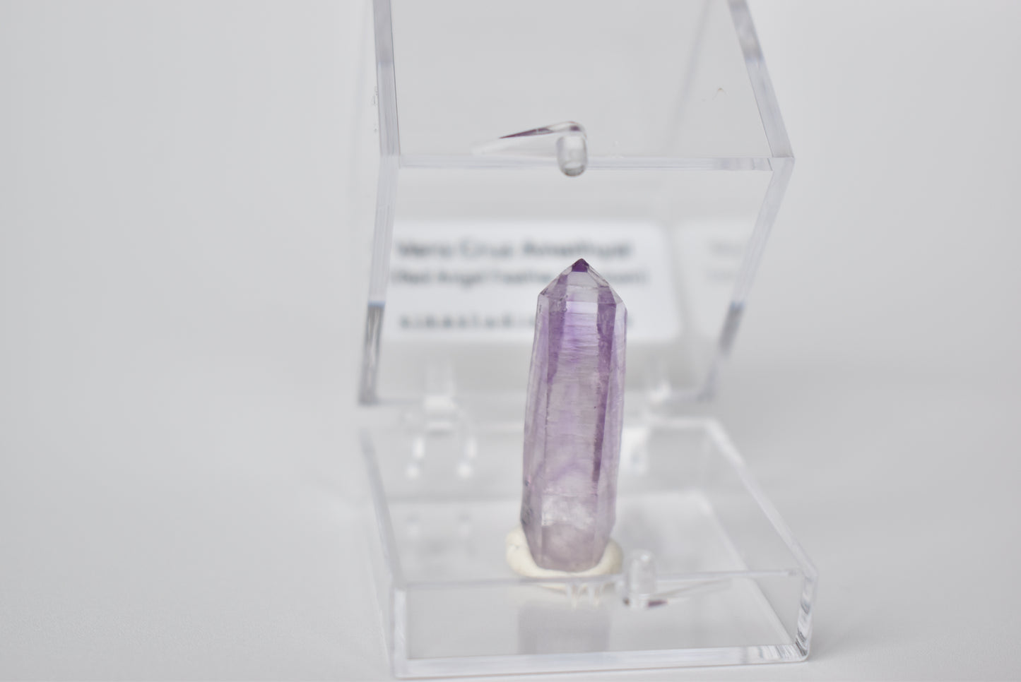 (Rare) Red Angel Feather Phantom Vera Cruz Amethyst Specimen #1 (video)