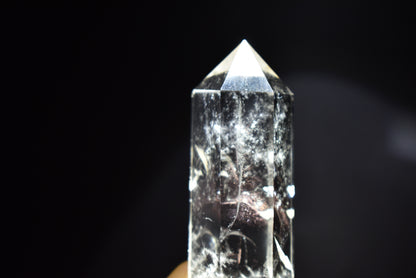 (Extremely Rare) Red Angel Feather Phantom Clear Quartz Point #1