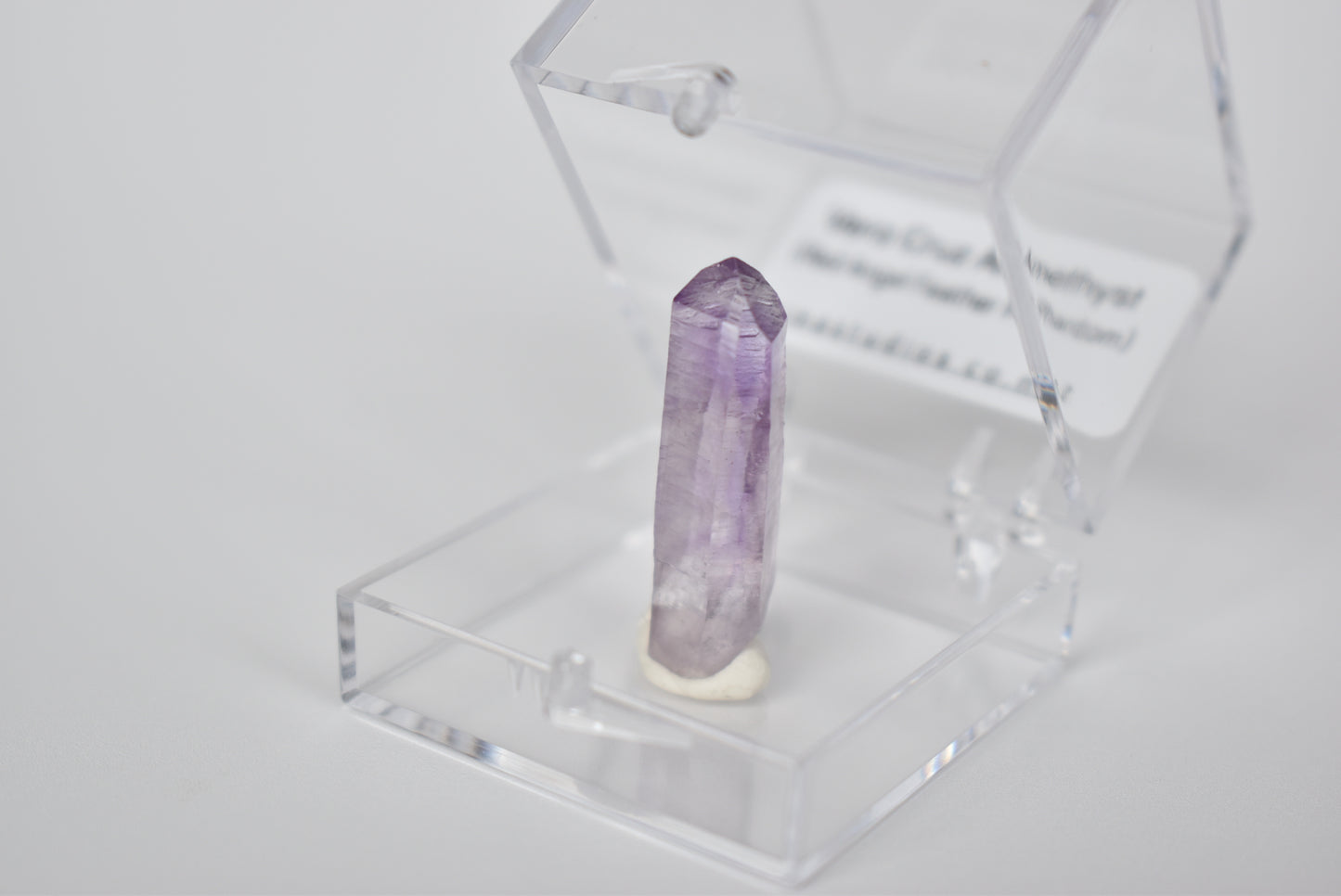 (Rare) Red Angel Feather Phantom Vera Cruz Amethyst Specimen #1 (video)