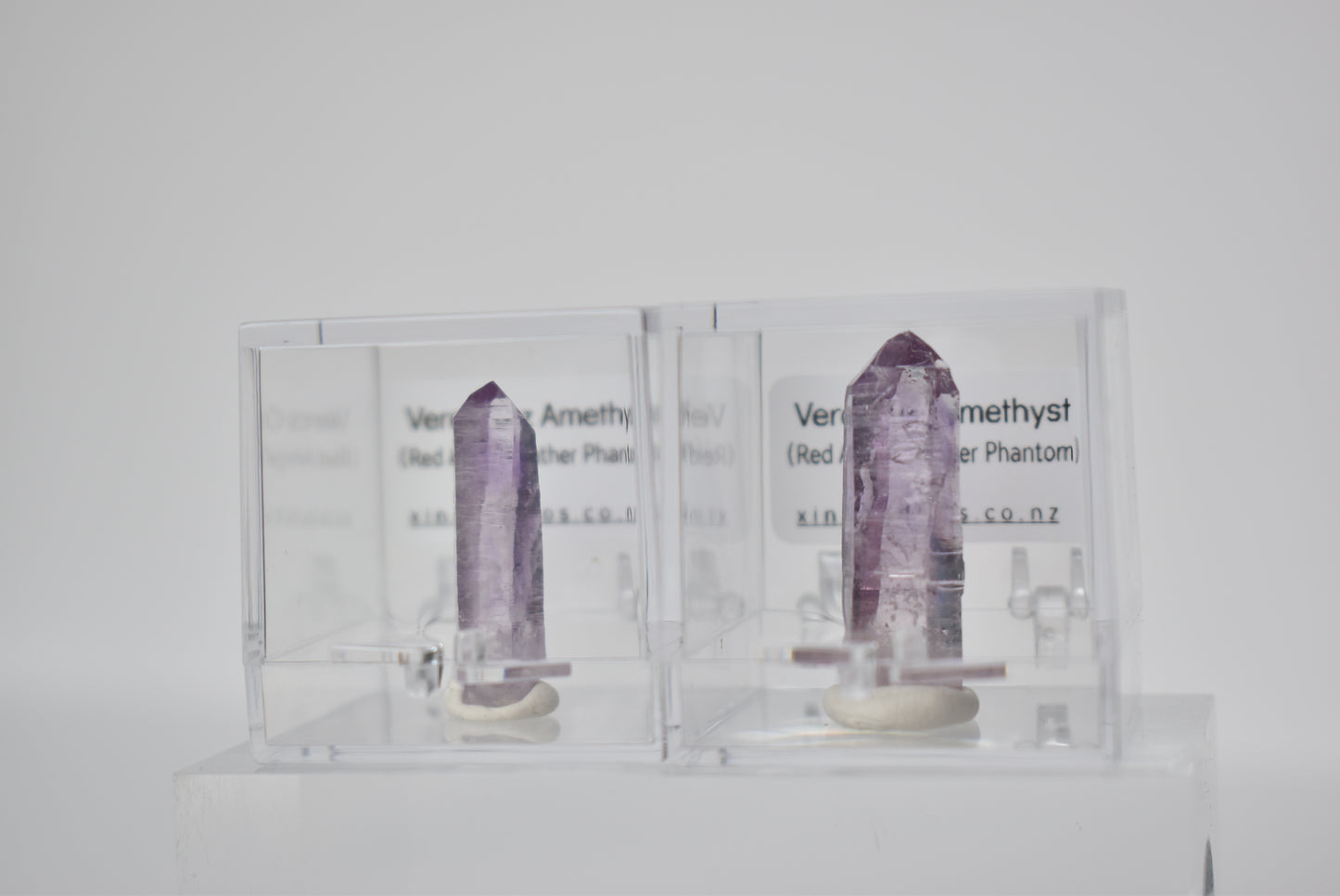 (Rare) Red Angel Feather Phantom Vera Cruz Amethyst Specimen #1 (video)