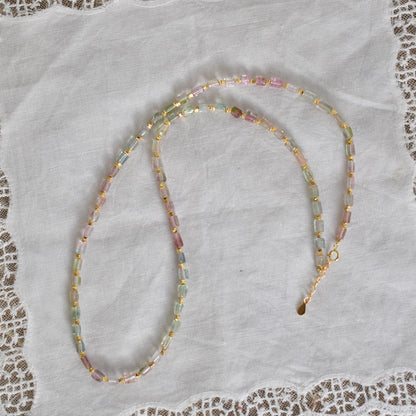 Rainbow Tourmaline Necklace