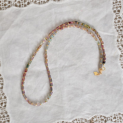 Rainbow Tourmaline Necklace