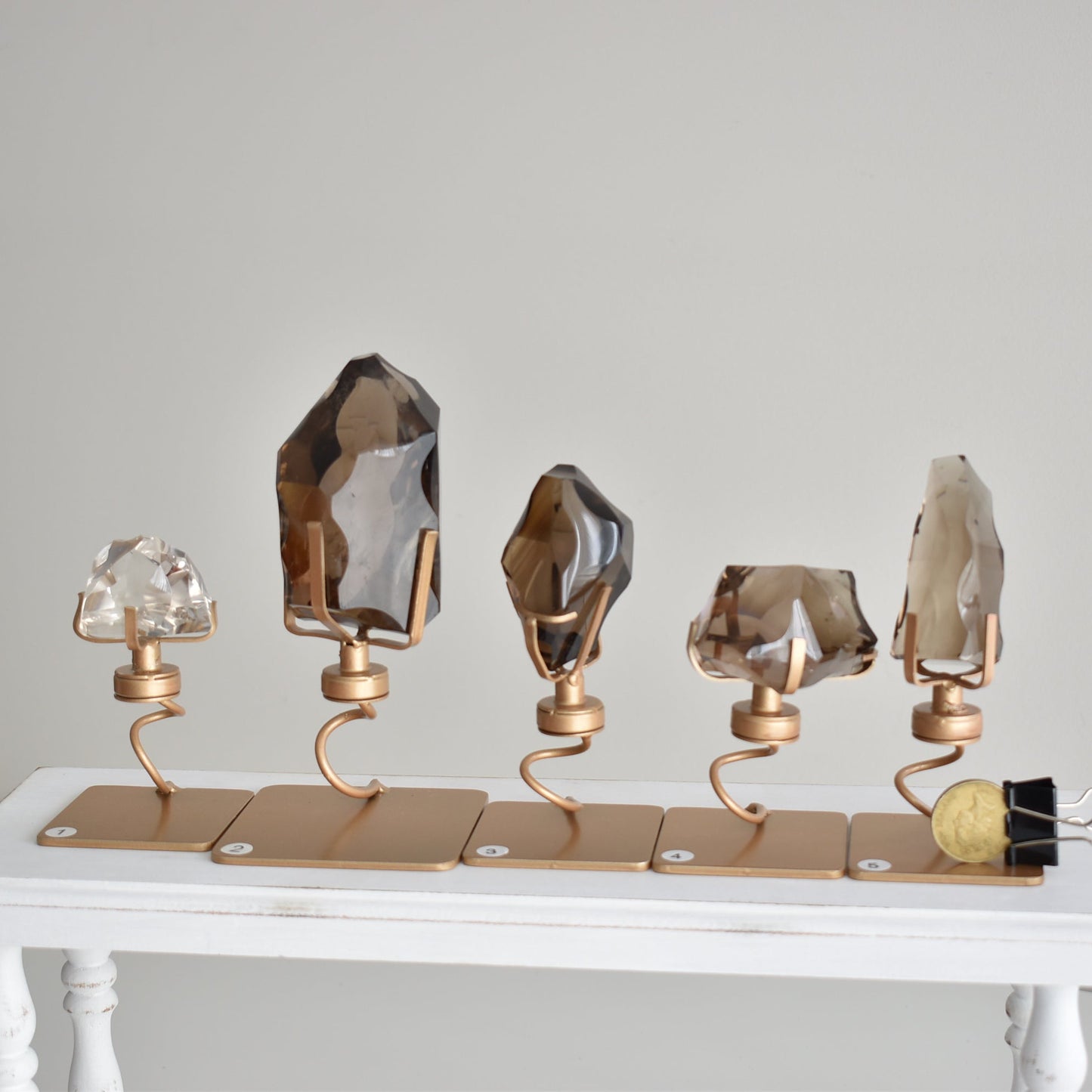 Zambia Premium Smoky Quartz with Rotating Stand #3