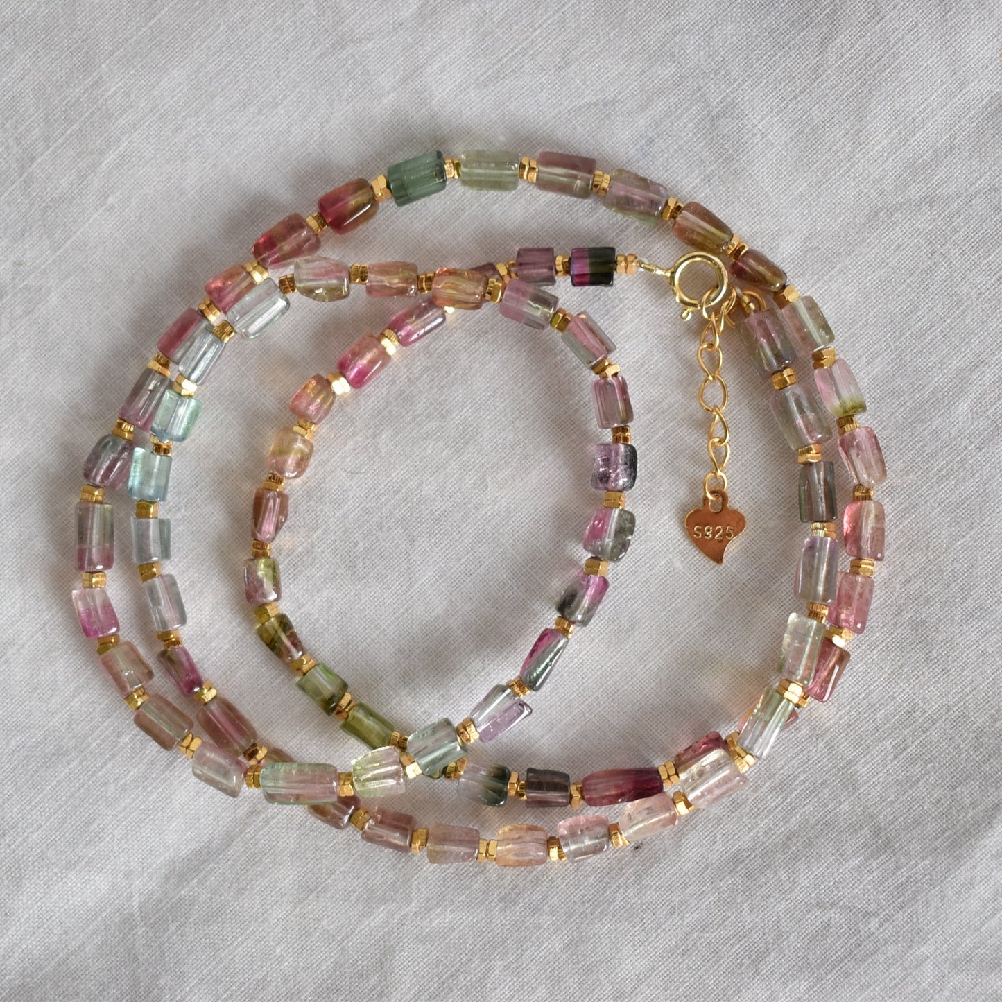 Rainbow Tourmaline Necklace