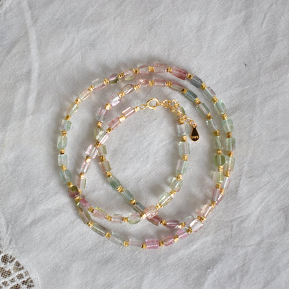 Rainbow Tourmaline Necklace