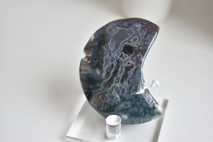 Moss Agate Carvings