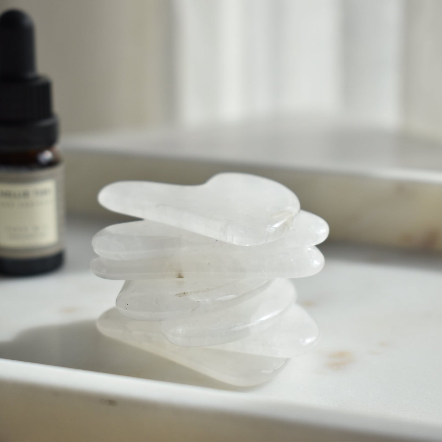 Clear Quartz  Gua Sha massage tool