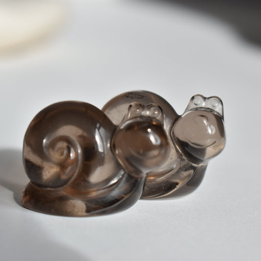 Smokey Quartz Snail