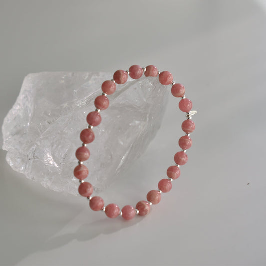 Rhodocrosite Bracelet 6mm