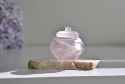 Asterism Rose Quartz Little Jar（small）