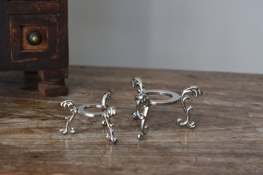 Silver Crystal Sphere Holder