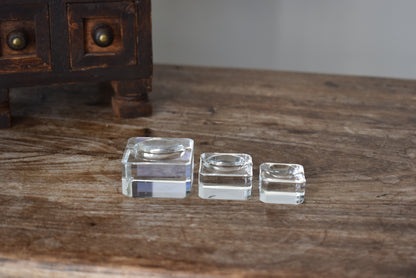 Glass Cube Sphere Holder (3 Sizes)