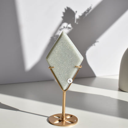Sage Mica Diamond on Stand (Video)
