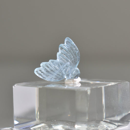 Aquamarine Mermaid Tail Carving box