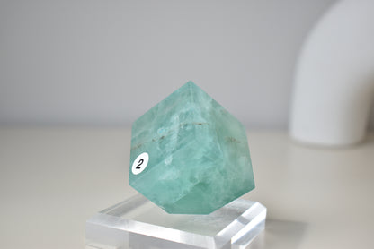 Green Fluorite Cubes