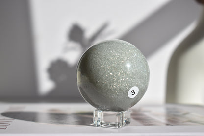 Sage Mica Sphere (Video)