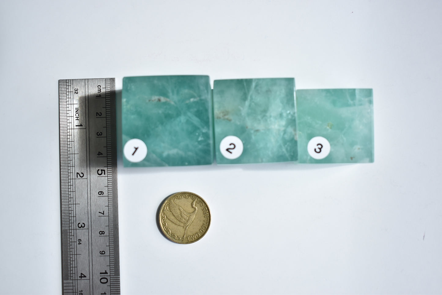 Green Fluorite Cubes