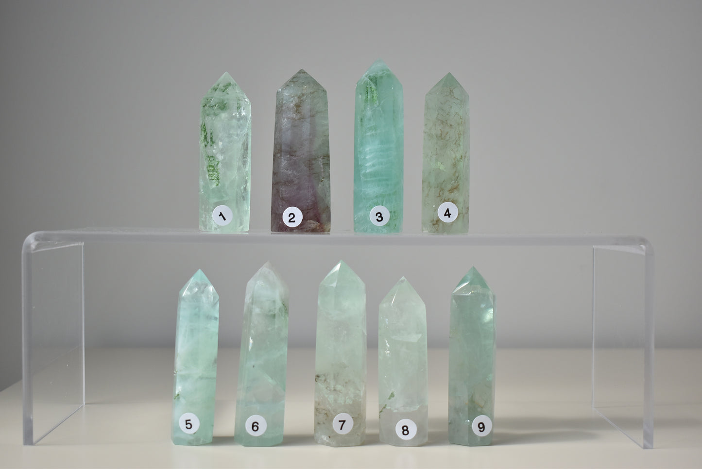 Green Fluorite Points
