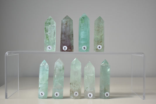 Green Fluorite Points