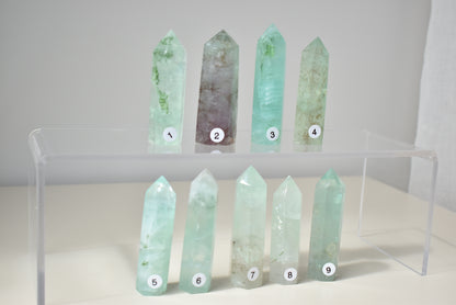 Green Fluorite Points