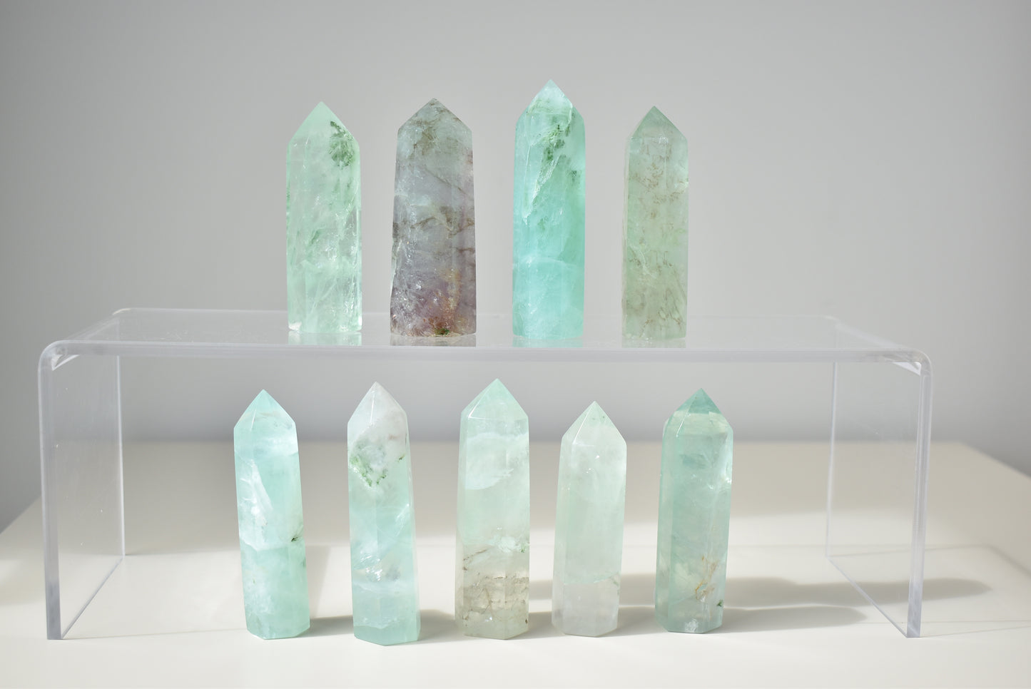 Green Fluorite Points