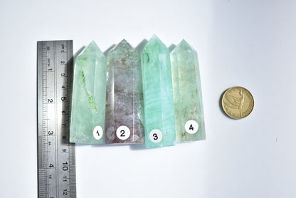 Green Fluorite Points