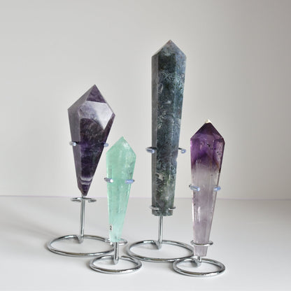 Wands Silver Metal Stand