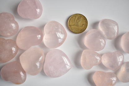 Rose Quartz Hearts