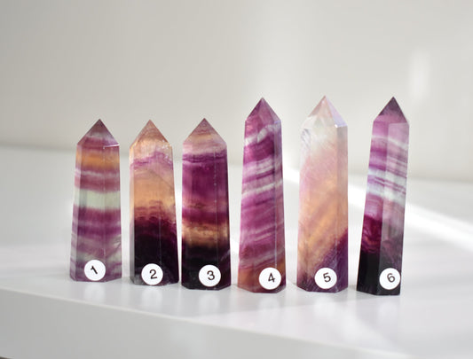 Candy Fluorite Points