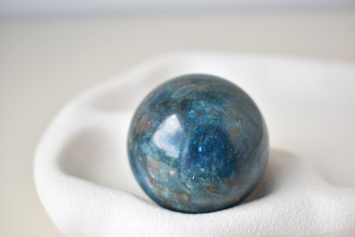 Blue Apatite Sphere #3 215g