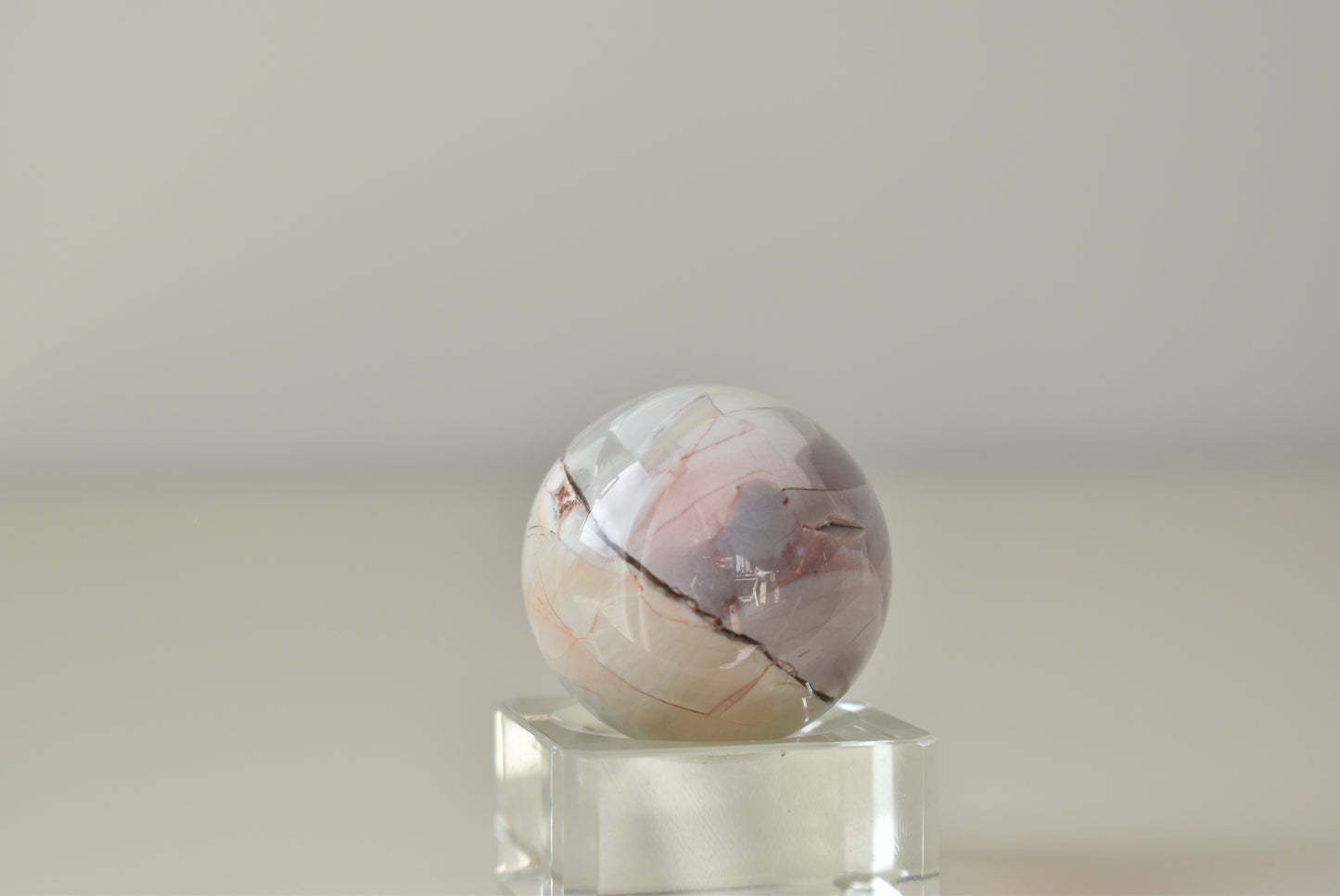 HG Rare Hyacinth Jasper Sphere 44g