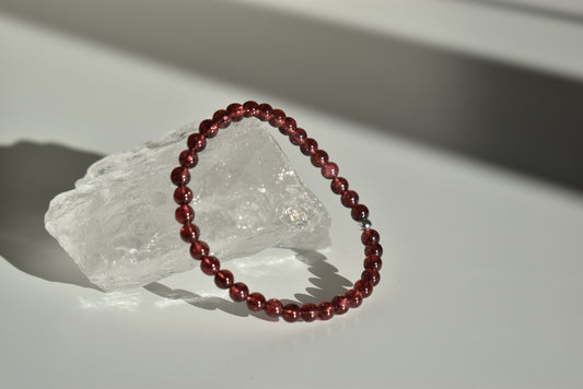 Garnet  Bracelet 5.5mm