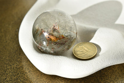 Garden Quartz Lodolite sphere #1