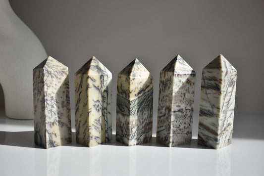 Dendritic Sage Jasper point