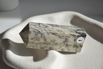 Dendritic Sage Jasper point
