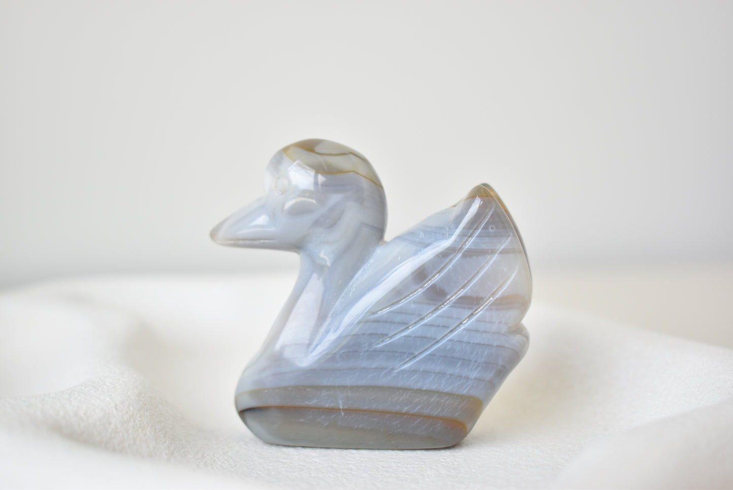 Agate Druzy Duck