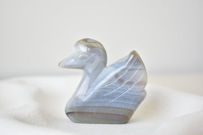 Agate Druzy Duck