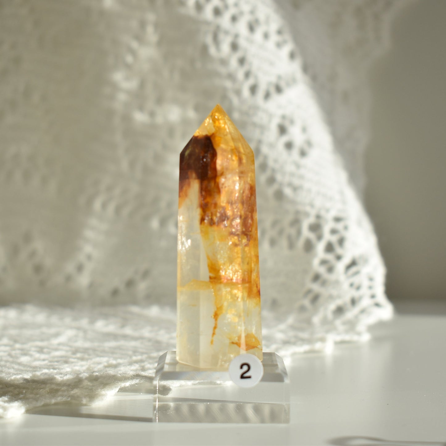 Golden Healer Quartz Point #2