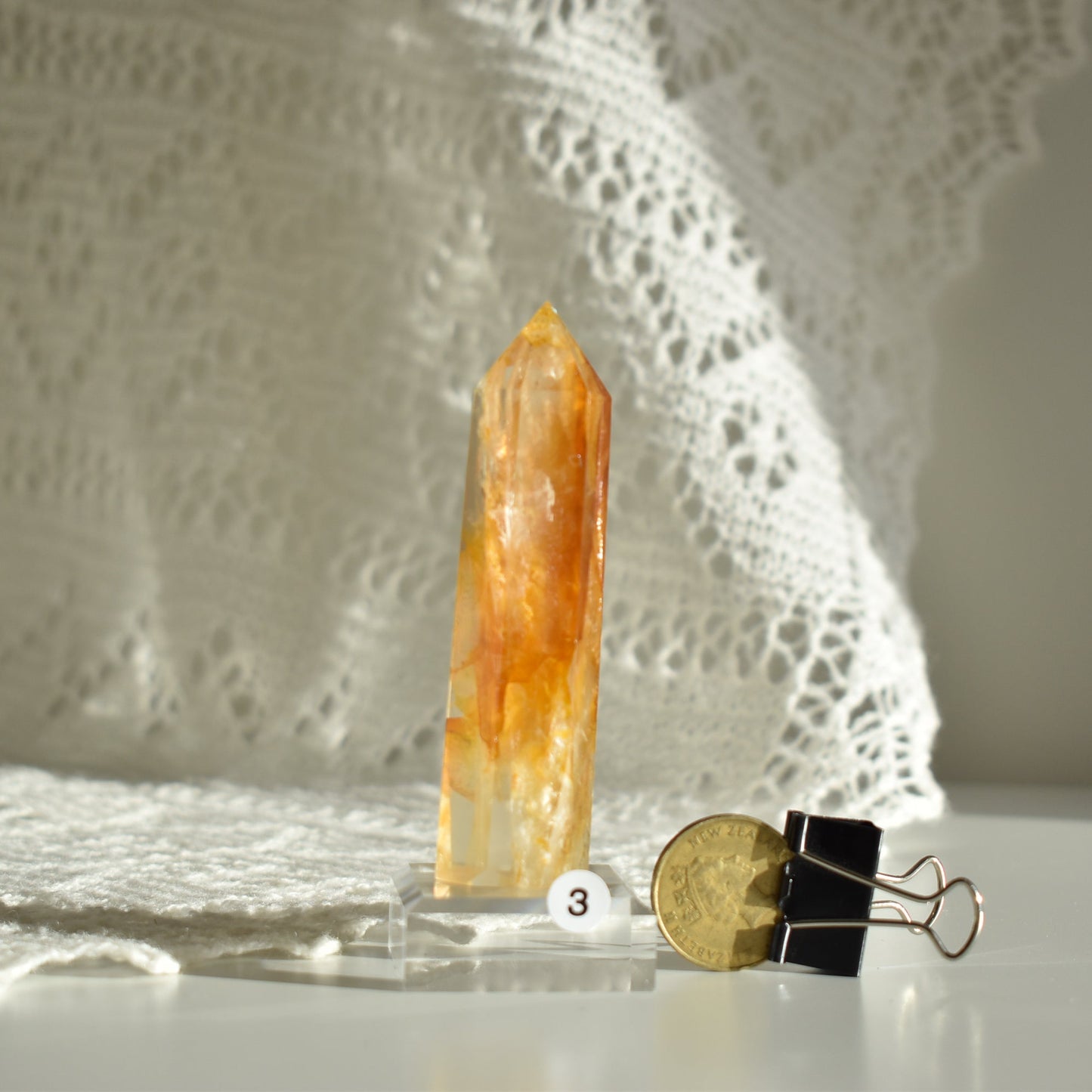 Golden Healer Quartz Point #3