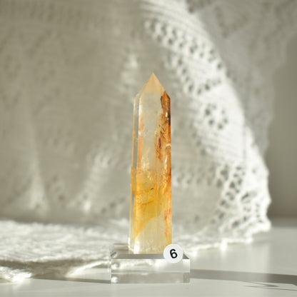 Golden Healer Quartz Point #6